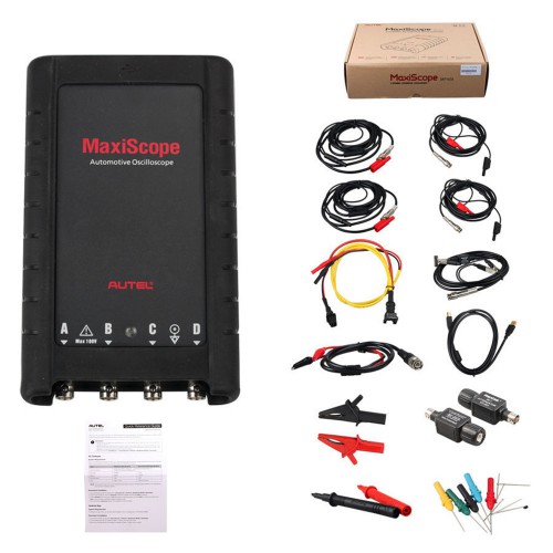 Original Autel MaxiScope MP408 4 Channel Automotive Oscilloscope Basic Kit Works with Maxisys Tool