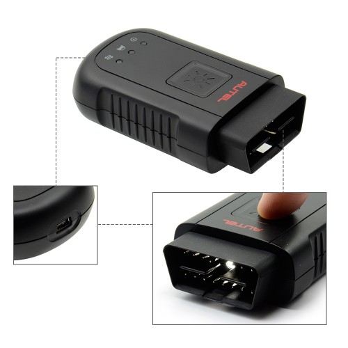 Autel MaxiSYS VCI100 Compact Bluetooth Vehicle Communication Interface MaxiVCI V100 Works for Autel Maxisys Tablet
