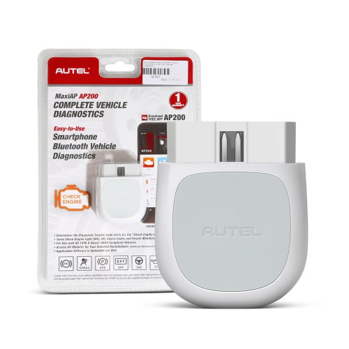2024 Autel MaxiAP AP200 Bluetooth Full Systems Diagnostic Tool with AutoVIN Service for Family DIYers