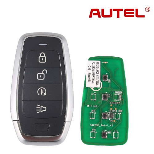 AUTEL MAXIIM IKEY Standard Style IKEYAT004DL 4 Buttons Independent Smart Key (Remote Start/ Panic) 10pcs/lot