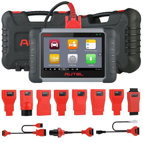 [EU Ship No Tax] 2022 Autel MaxiPro MP808K OE-Level Full Systems Diagnostic Tool with Complete OBDI Adapters Support FCA AutoAuth
