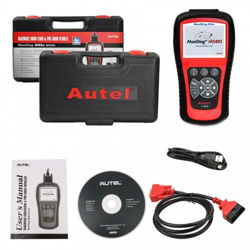 [Free Shipping] Autel MaxiDiag Elite MD802 Four System with Data Stream (Including MD701,MD702,MD703 and MD704)