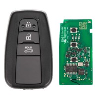 AUTEL MAXIIM IKEY Premium Style IKEYTY8A3BL Toyota 3 Buttons 315/433 MHz Universal Smart Key (Trunk) 10pcs/lot