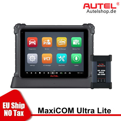 [EU Ship No Tax][Multi-Language] 2022 Autel MaxiCOM Ultra Lite Intelligent Full Systems Diagnostic Tool With MaxiFlash VCI Support Guided Functions