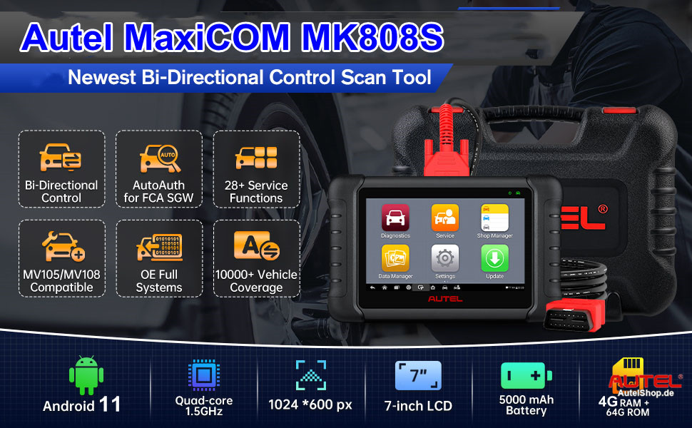 Autel MaxiCOM MK808S MK808Z 
