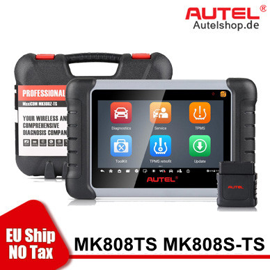 2023 Autel MaxiCOM MK808TS MK808S-TS TPMS Relearn Tool Support TPMS Sensor Programming Newly Adds Active Test and Battery Testing Functions