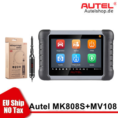 2022 Autel MaxiCOM MK808S MK808Z With Free Autel MaxiVideo MV108 8.5mm Support FCA SGW AutoAuth