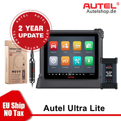 2023 Autel MaxiCOM Ultra Lite Intelligent Diagnostic Tablet Support Guided Functions with Free Autel MV108