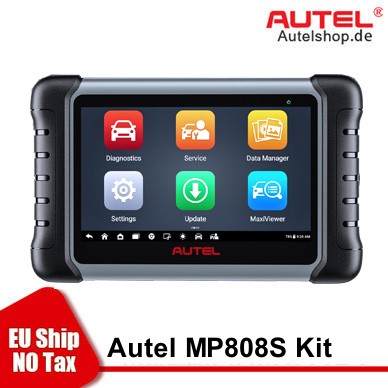 2023 Autel MaxiPRO MP808S KIT Full System Diagnostic Tool with Complete OBD1 Cables and Adapters Can Work with MaxiVideo MV108