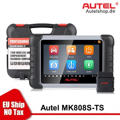 2024 Autel MaxiCOM MK808S-TS MK808Z-TS TPMS Relearn Tool Support Sensor Programming and Battery Testing Functions