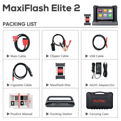 [2Years Free Update][EU Ship No Tax] 2022 Autel Maxisys Elite II Automotive Diagnostic Tablet Support Bi-Directional Control and J2534 ECU Programming