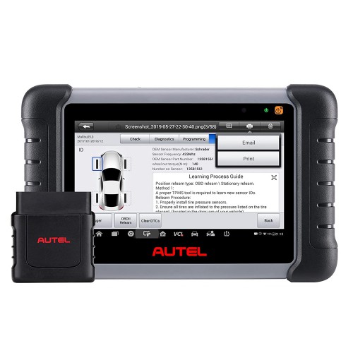 [Super Deal] [EU Ship No Tax] Autel MaxiCOM MK808TS with Complete TPMS and Sensor Programming Newly Adds Active Test and Battery Testing Function