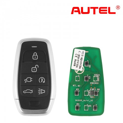 AUTEL MAXIIM IKEY Standard Style IKEYAT006FL 6 Buttons Independent Smart Key (EV Charge/ Remote Start) 5pcs/lot
