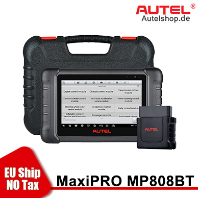 [2Years Free Update][EU Ship No Tax] 2022 Autel MaxiPRO MP808BT with Complete OBD1 Adapters Support Battery Testing & Compatible with Endoscopes