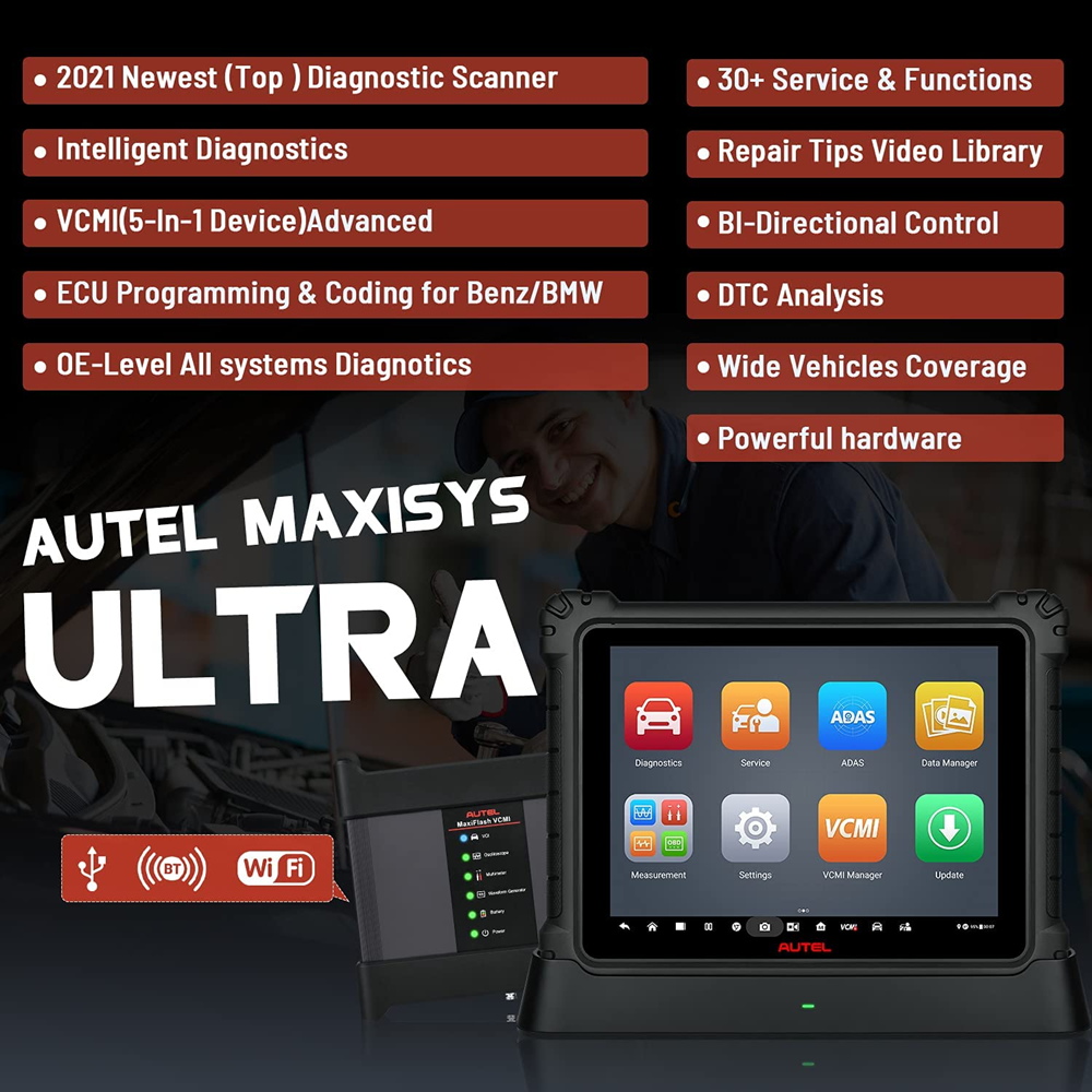 Autel Maxisys Ultra with Free Autel BT506