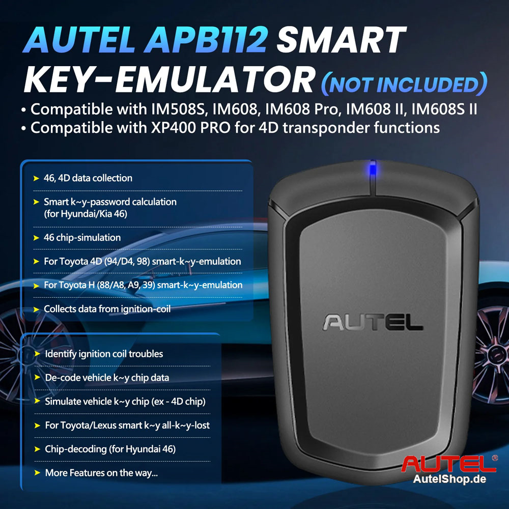 Autel IM508S Plus APB112 and G-BOX2