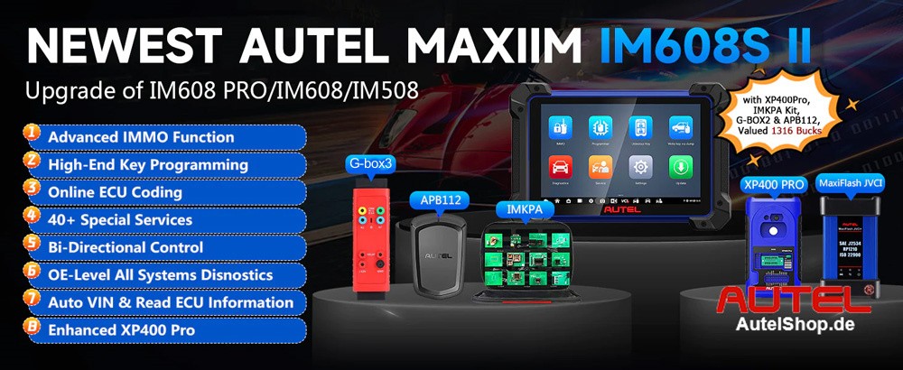 Autel MaxiIM IM608 PRO II (IM608S II) Full Kit